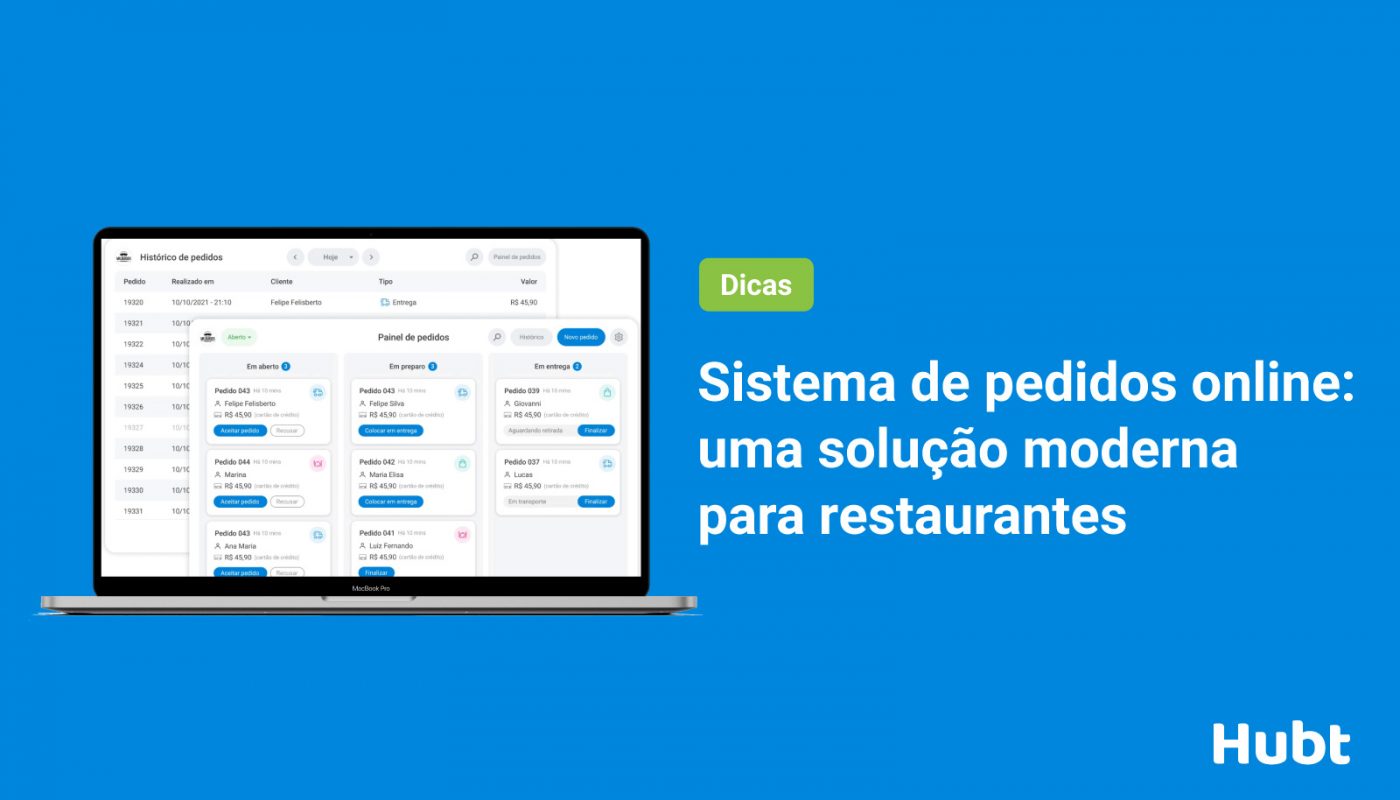 Sistema de pedidos online: uma solução moderna para restaurantes